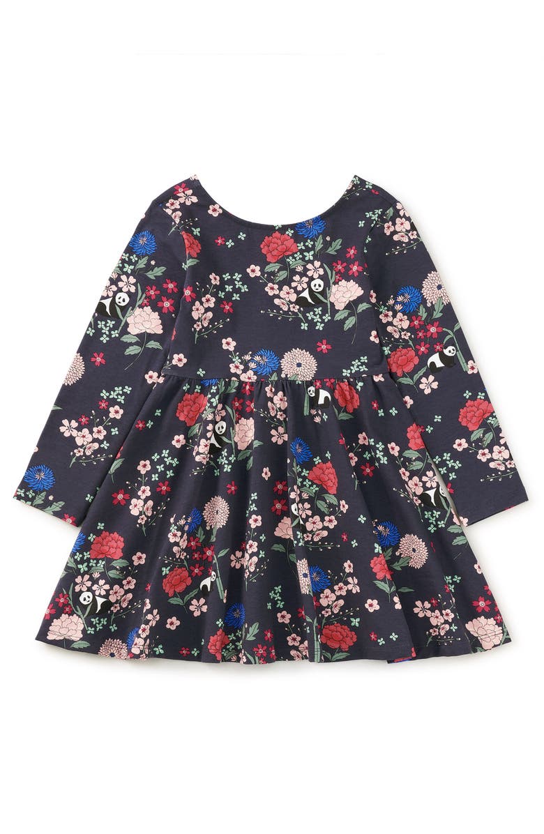 Tea Collection Printed Ballet Dress, Main, color, Panda Floral