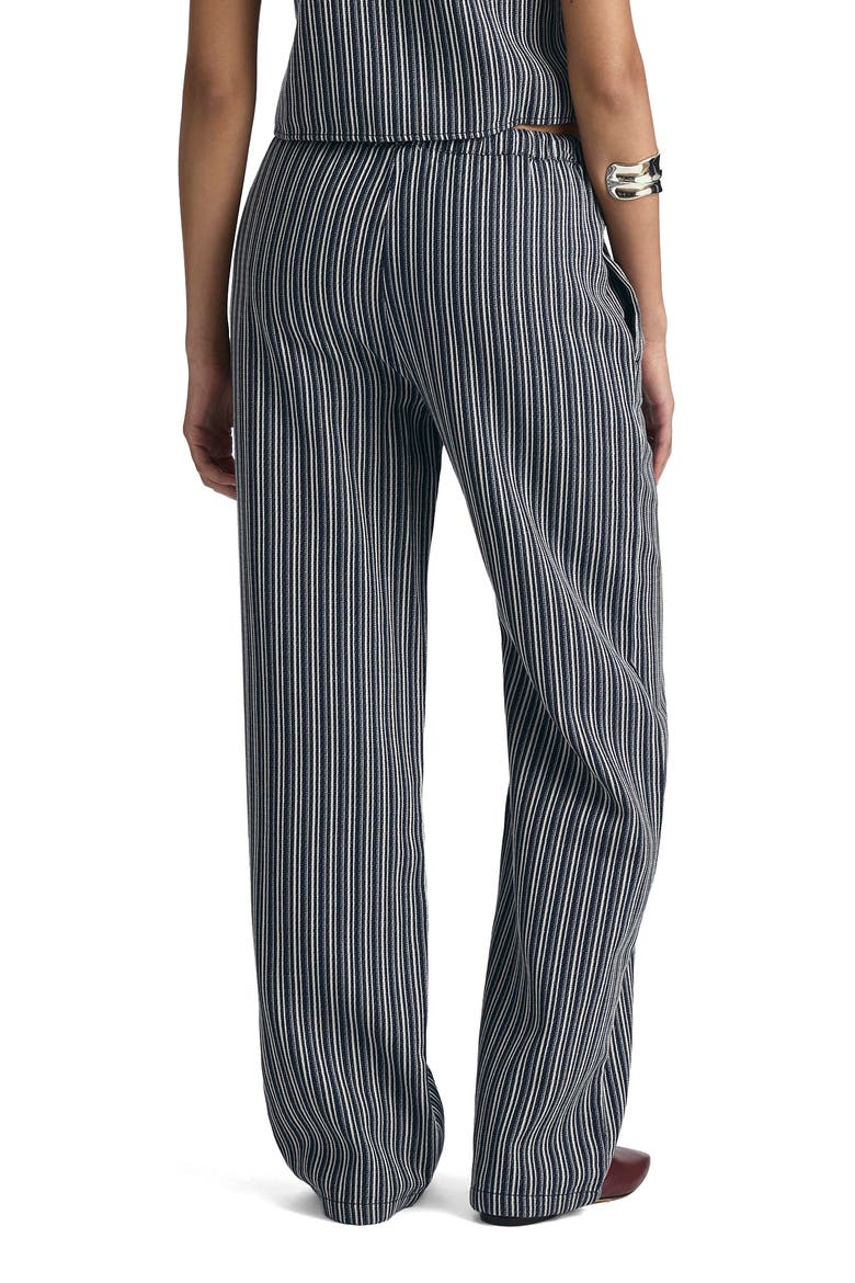 Indigo Stripe Tie Waist Wide Leg Pants, Alternate, color, INDIGO STRIPE