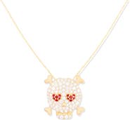 Campbell + Charlotte Juju Skull Charm Necklace