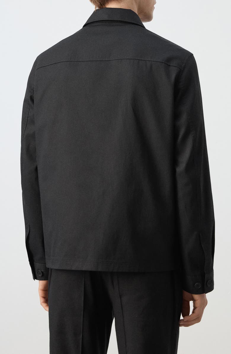 MANGO Patch Pocket Jacket, Alternate, color, Black