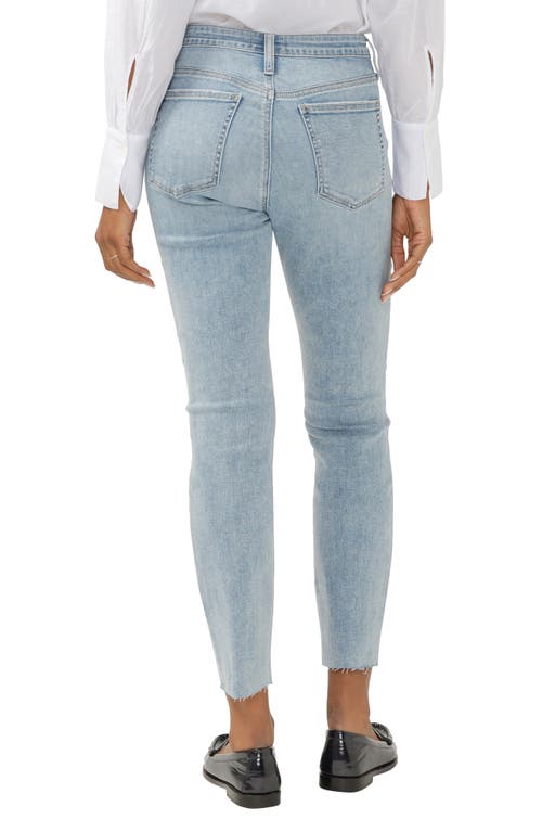 Silver Jeans Co. Beau Raw Hem High Waist Slim Boyfriend Jeans In Blue