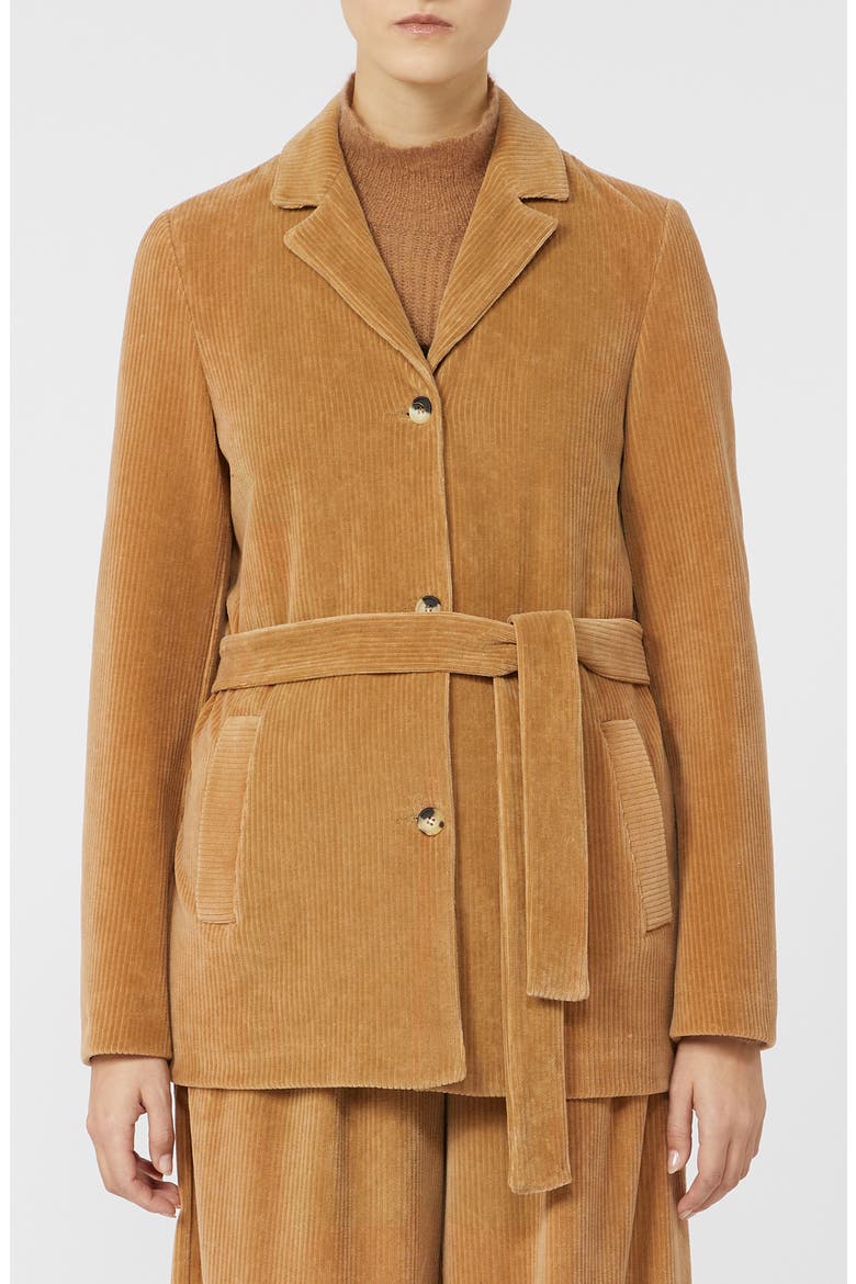 Labile Cotton Blend Corduroy Jacket, Main, color, CAMEL
