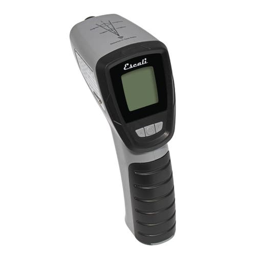 Escali Infrared Surface And Probe Digital Thermometer In Black