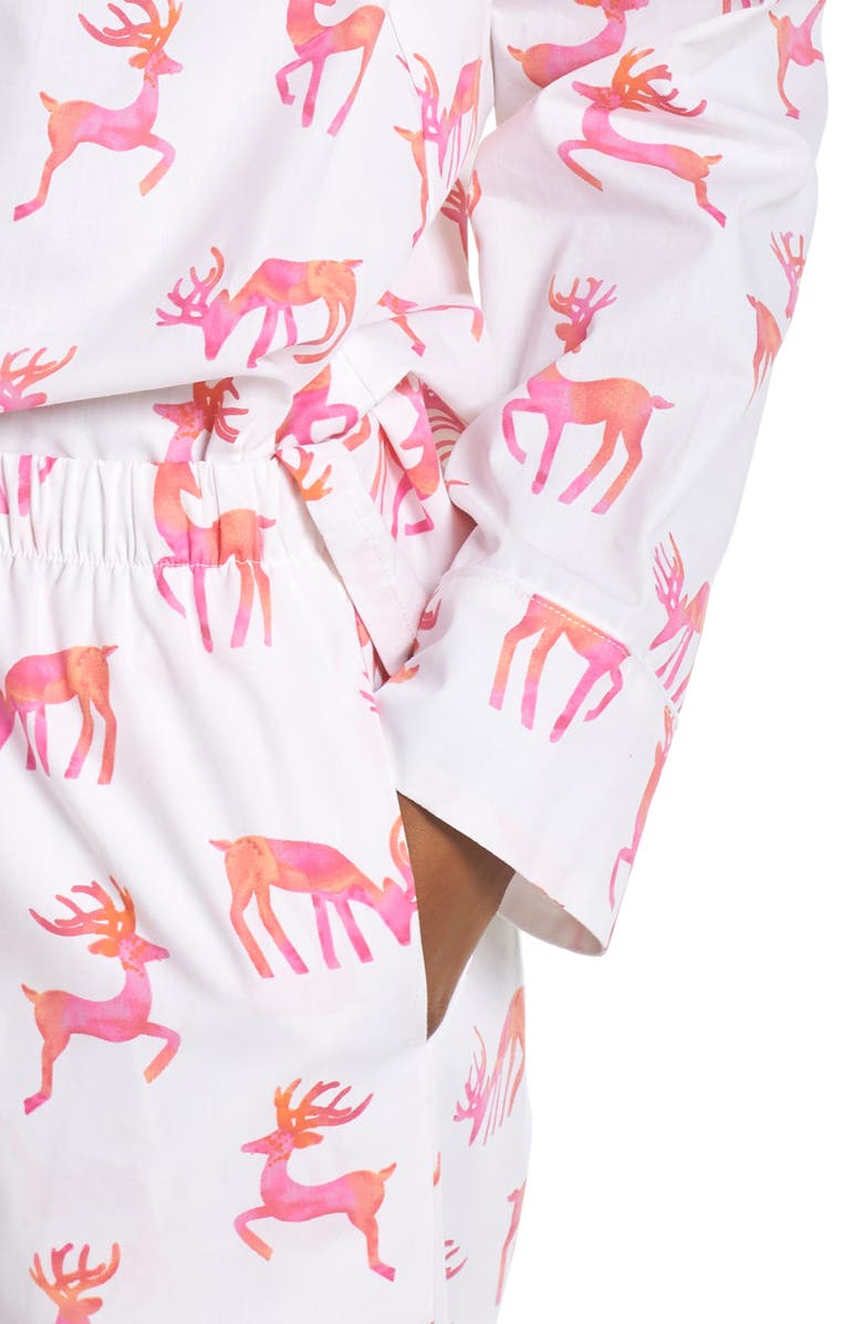 Sant and Abel Reindeer Pajamas, Alternate, color, 