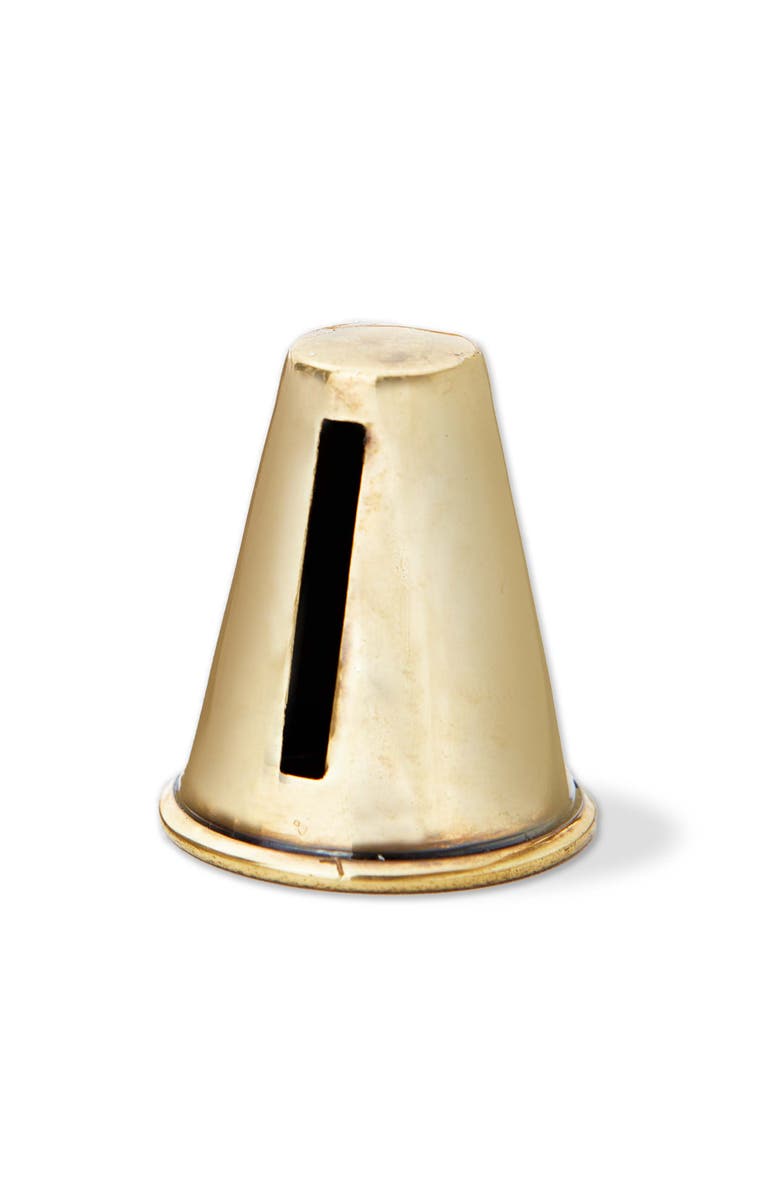 tag Antique Brass Candle Sharpener for Taper Candles Accessory, Main, color, Gold