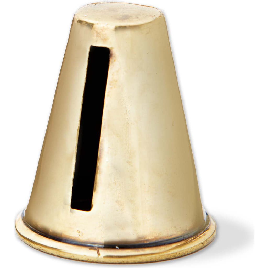 Tag Antique Brass Candle Sharpener For Taper Candles Accessory In Gold