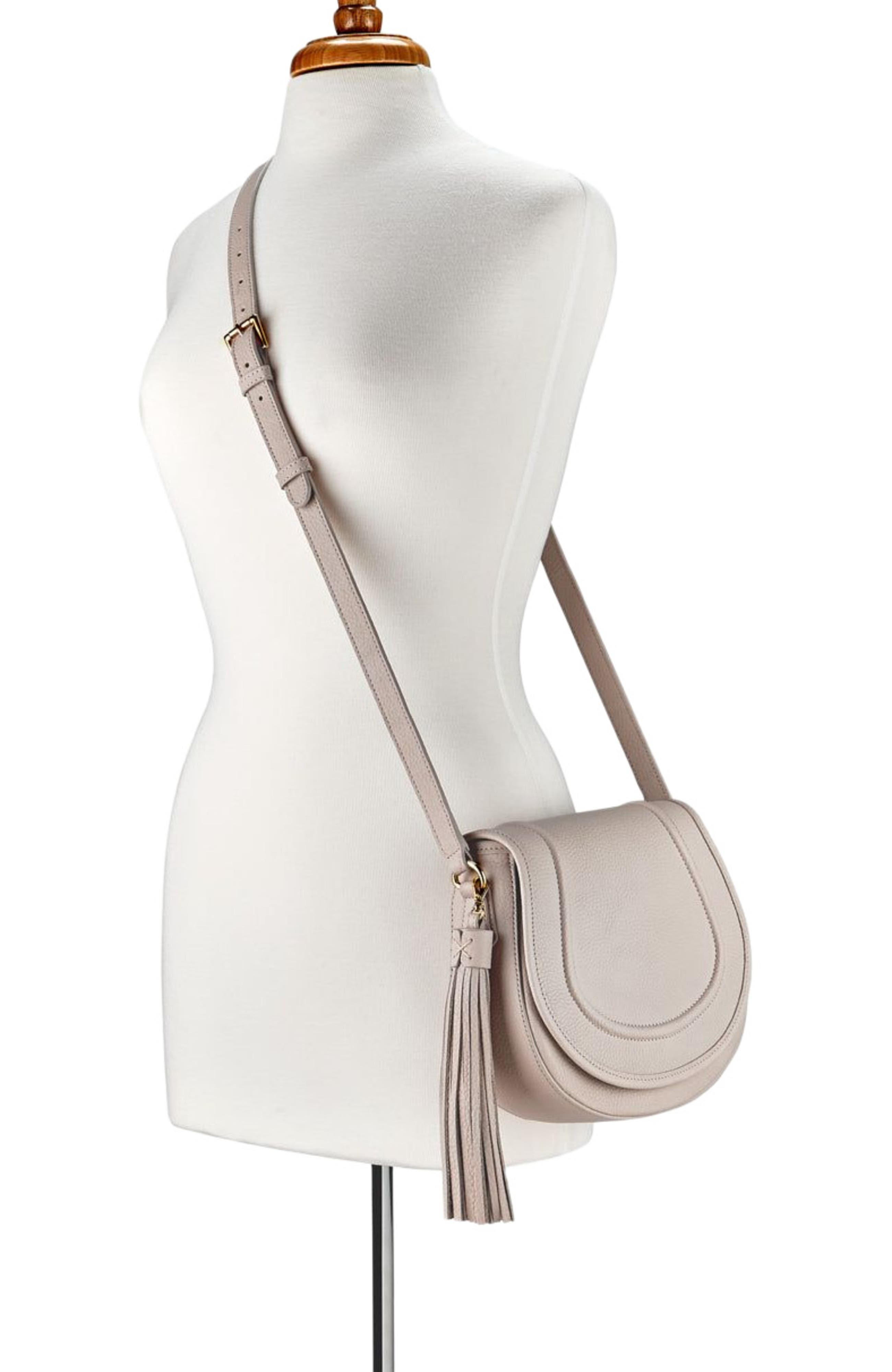 JENNI SADDLE BAG, Alternate, color, Beechwood