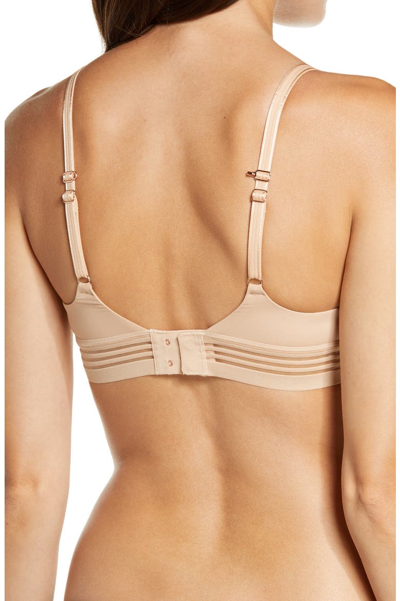 Second Skin Wireless Bra, Alternate, color, NATURAL