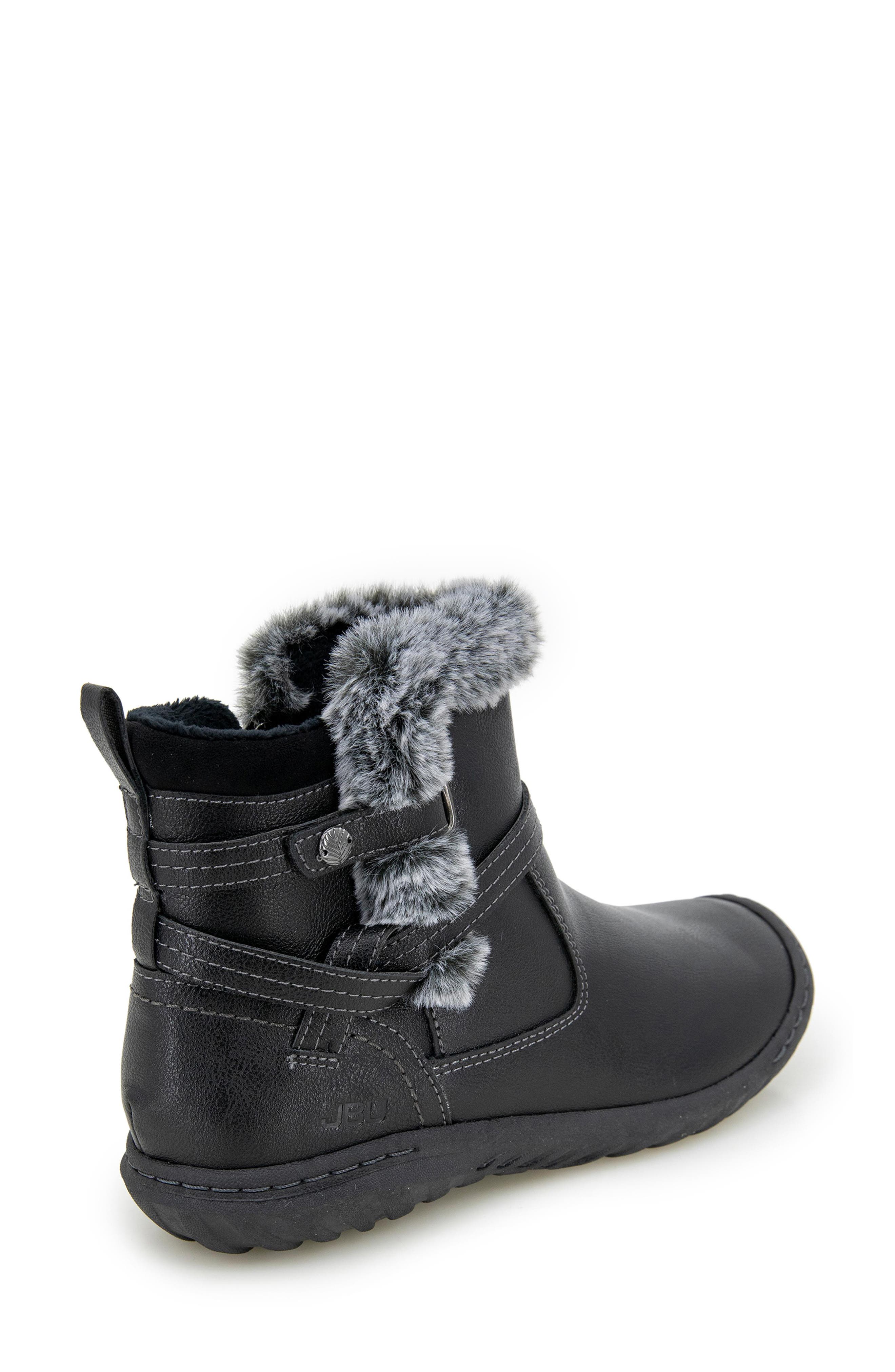 JBU Dolce Water Resistant Faux Fur Lined Bootie, Alternate, color, 