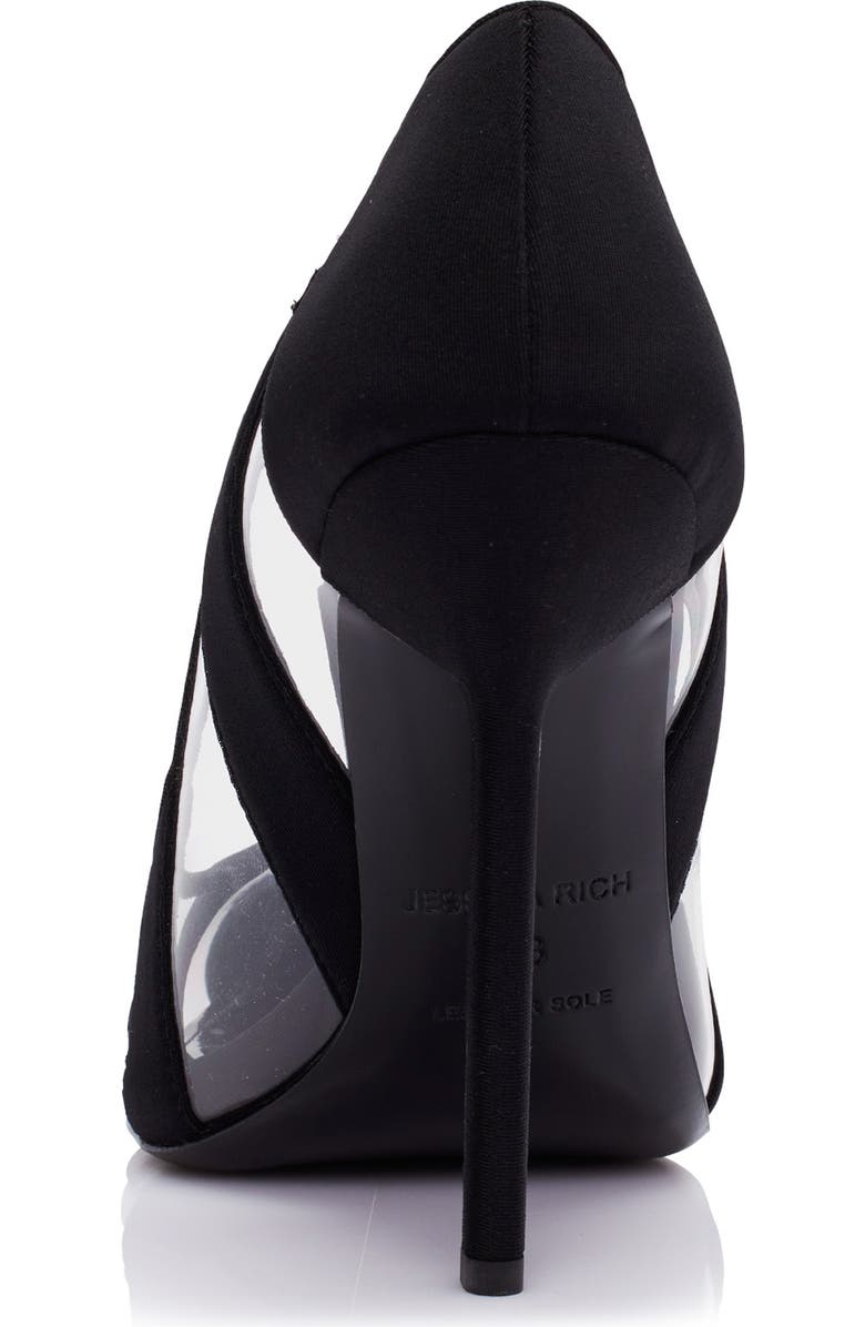 JESSICA RICH Zaza Transparent Stripe Pump, Alternate, color,