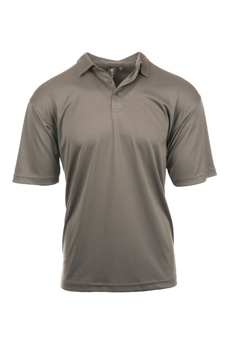 Burn Golf Polo, Main, color, STEEL