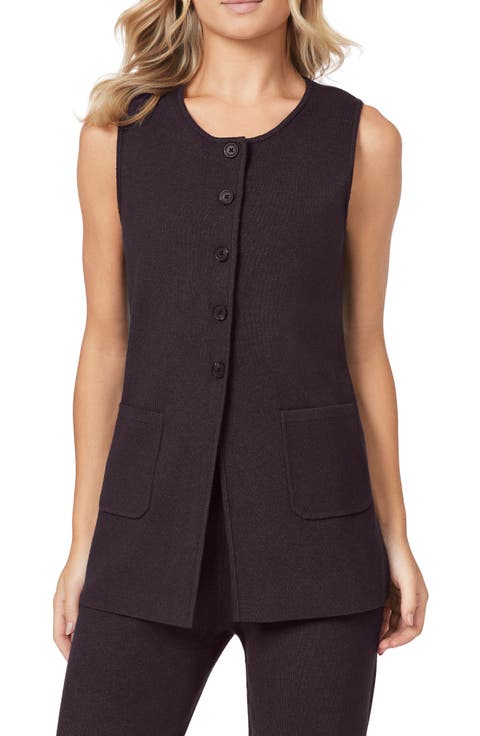 Longline Sweater Vest
