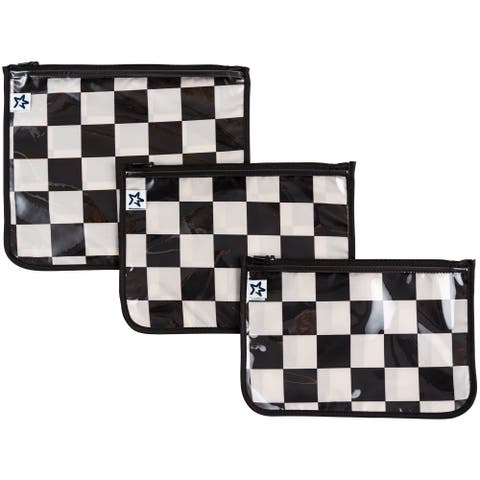 Airline Compliant Toiletry/Cosmetics Travel Bags, 3-Pack