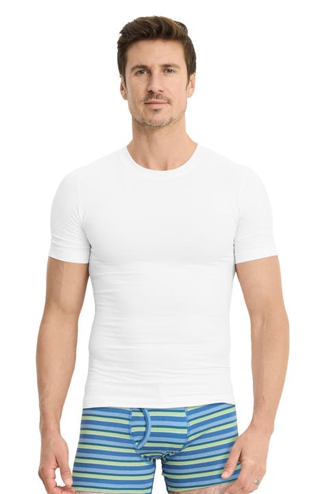 Men's FormFit Cotton Stretch Crew Neck Undershirt
