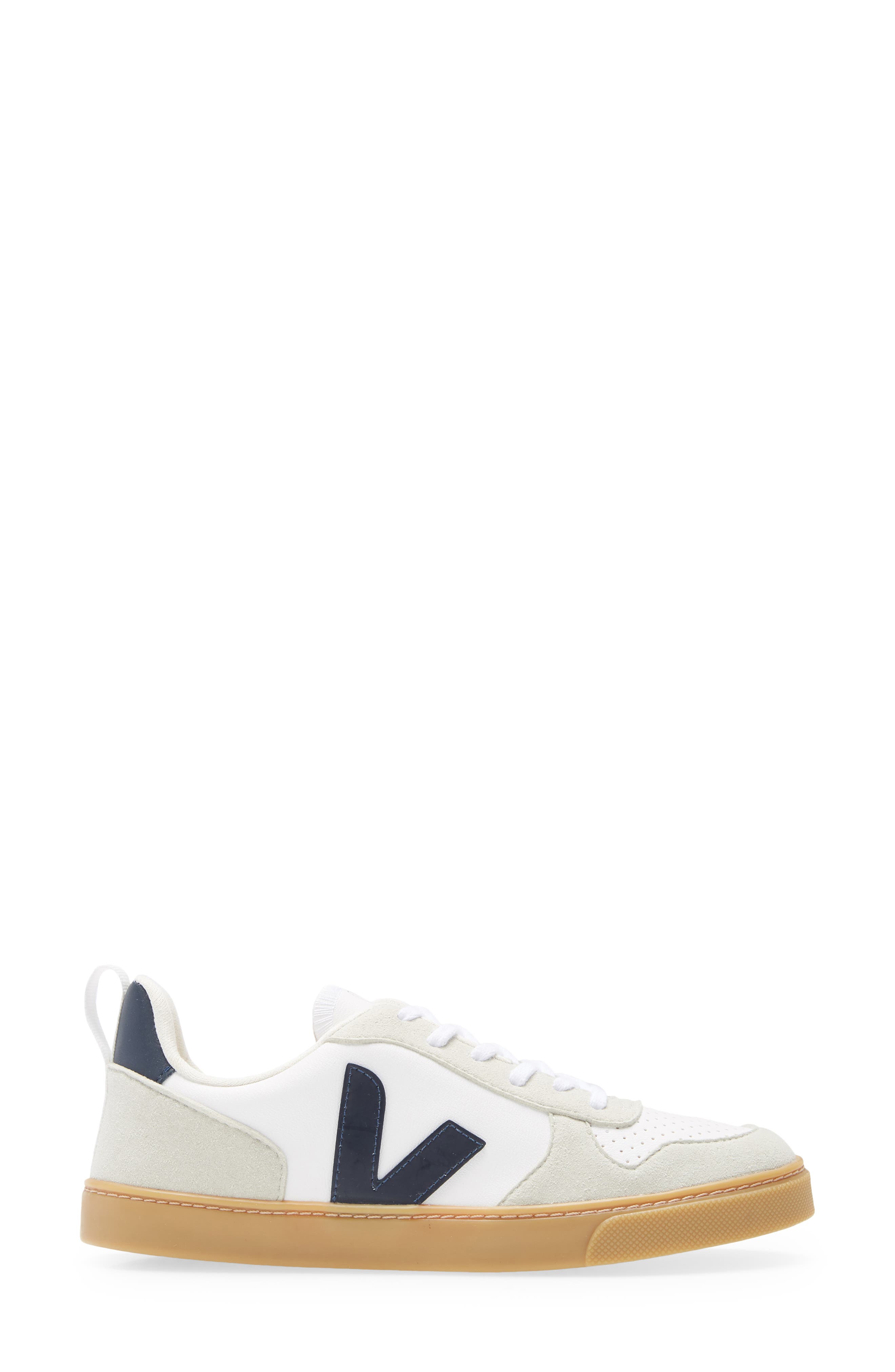 V-10 Lace-Up Sneaker, Alternate, color, WHITE/ WHITE