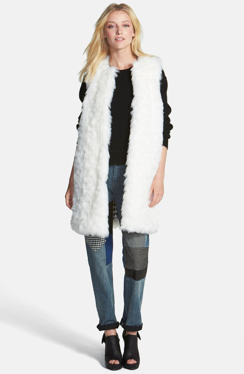 MICHAEL Michael Kors Zip Detail Cashmere Blend Sweater, Alternate, color, 