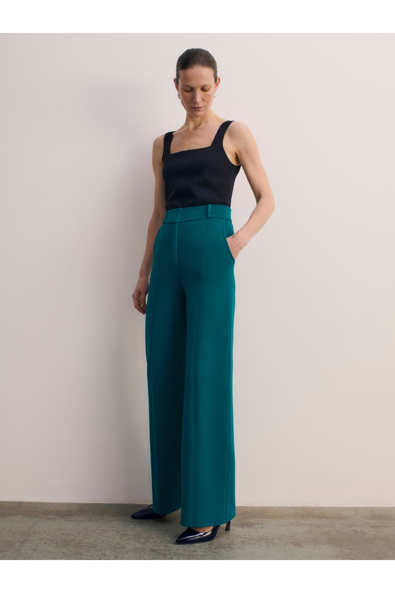Liora Sculpt Knit Pants, Alternate, color, Blue