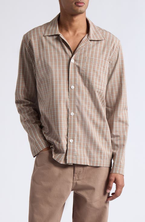 Fault Plaid Camp Shirt