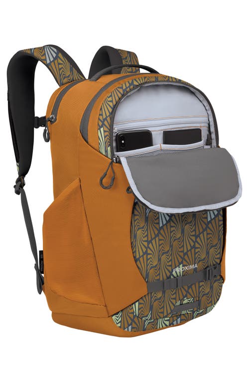 Osprey Proxima 30-liter Campus Backpack In Kazuma Print Toffee Orange