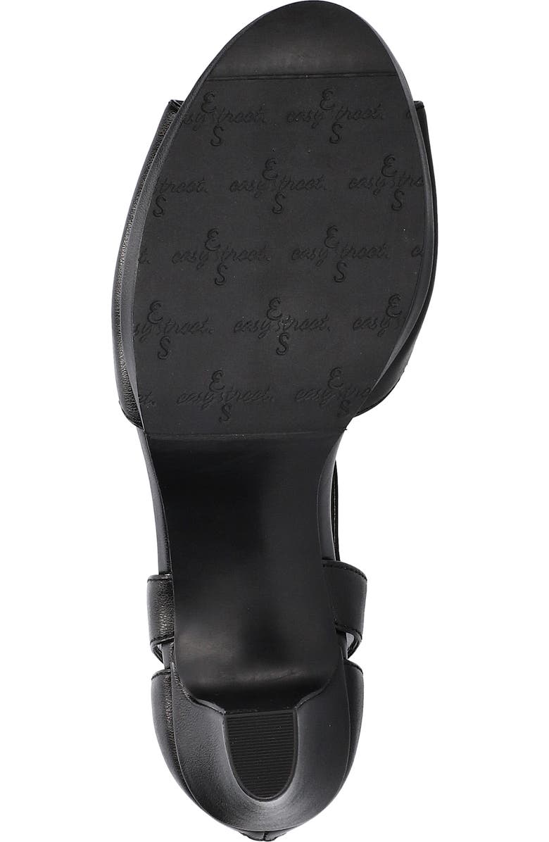 EASY STREET Flash T-Strap Sandal - Wide Width & Extra Wide Width Available, Alternate, color, Black