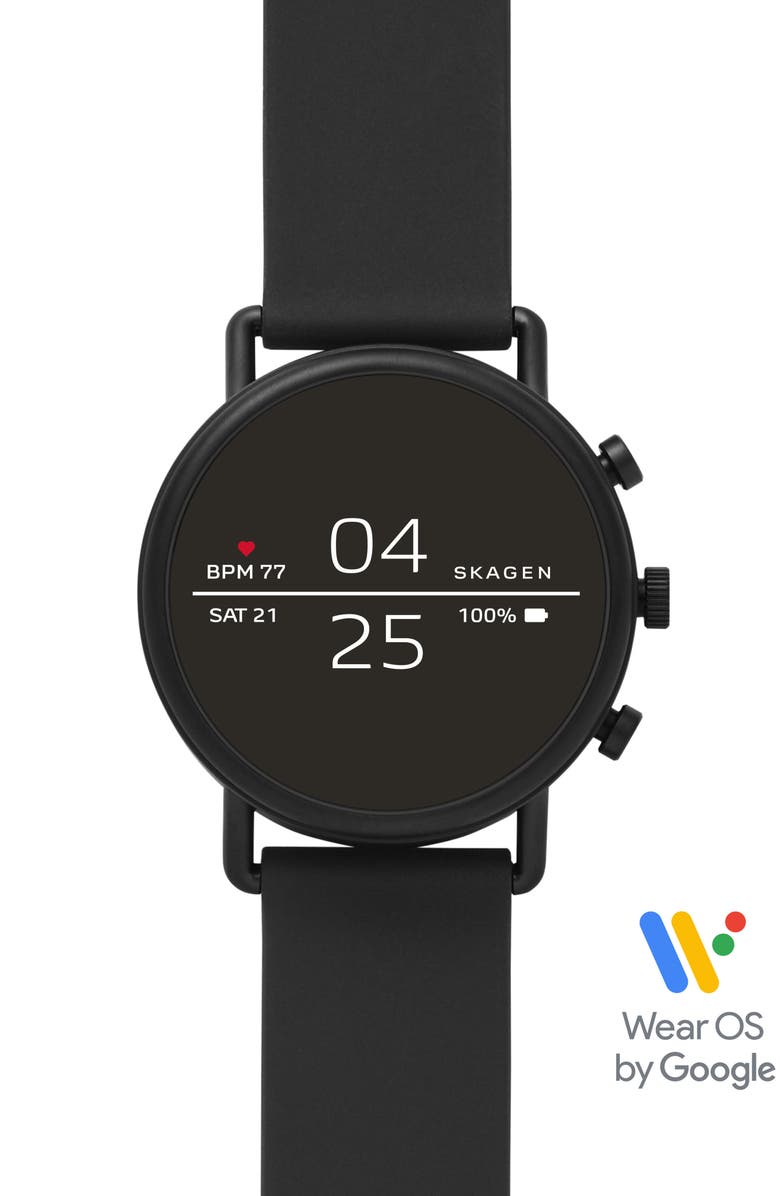 Skagen Falster 2 Touchscreen Strap Smart Watch, 40mm, Main, color,