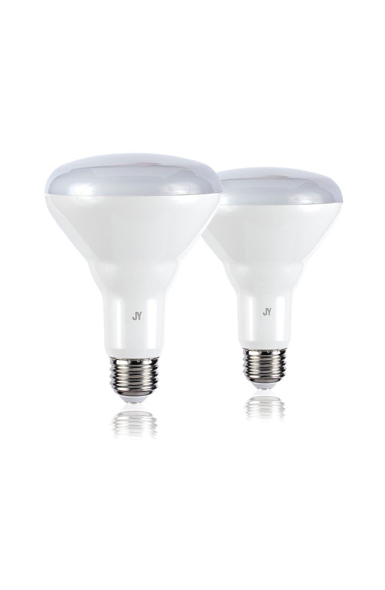 JONATHAN Y Smart BR30 Dimmable Light Bulb - Dimmable Color Changing LED; Compatible with Alexa and Google Home Assistant, No Hub Required, Alternate, color, White