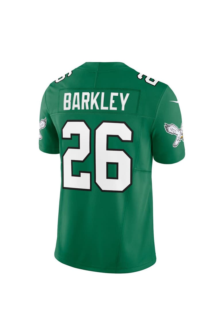Men's Nike Saquon Barkley Kelly Green Philadelphia Eagles Alternate Vapor F.U.S.E. Limited Jersey, Alternate, color, Kelly Green