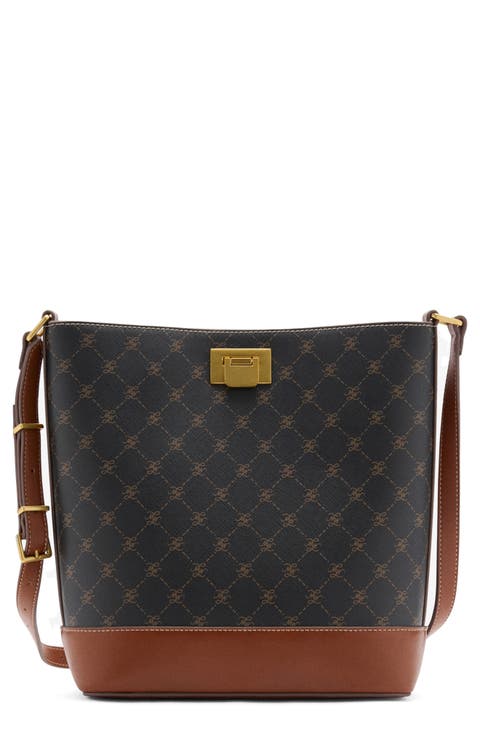 Faux Leather Shopper Bag