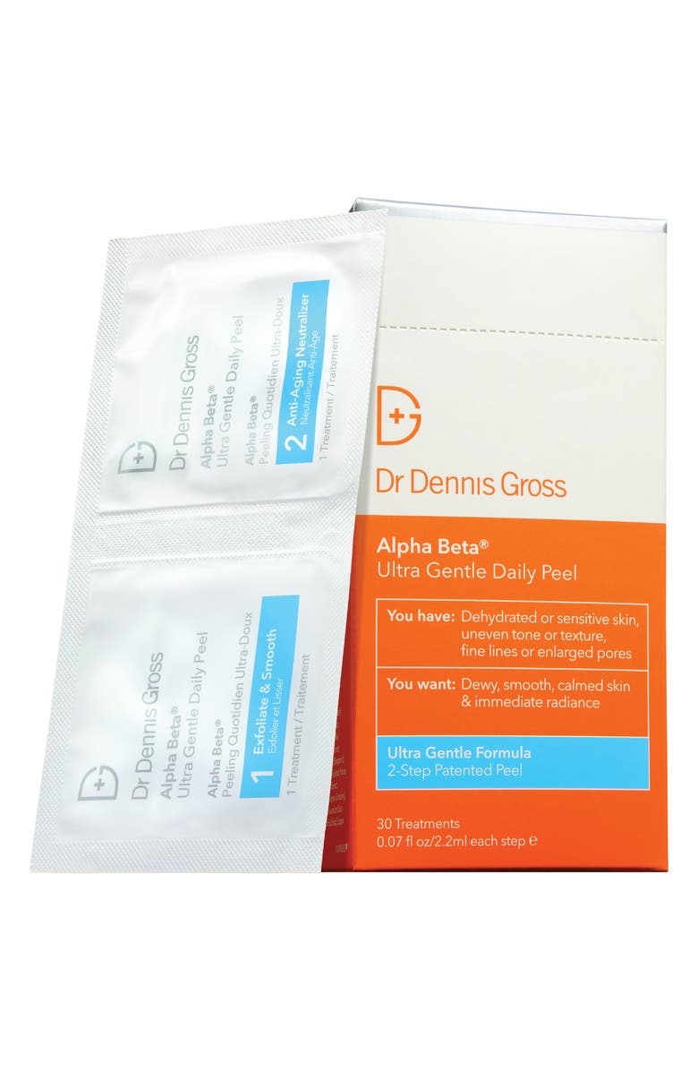 Dr. Dennis Gross Skincare Alpha Beta<sup>®</sup> Ultra Gentle Daily Peel – 30 Applications, Main, color, 