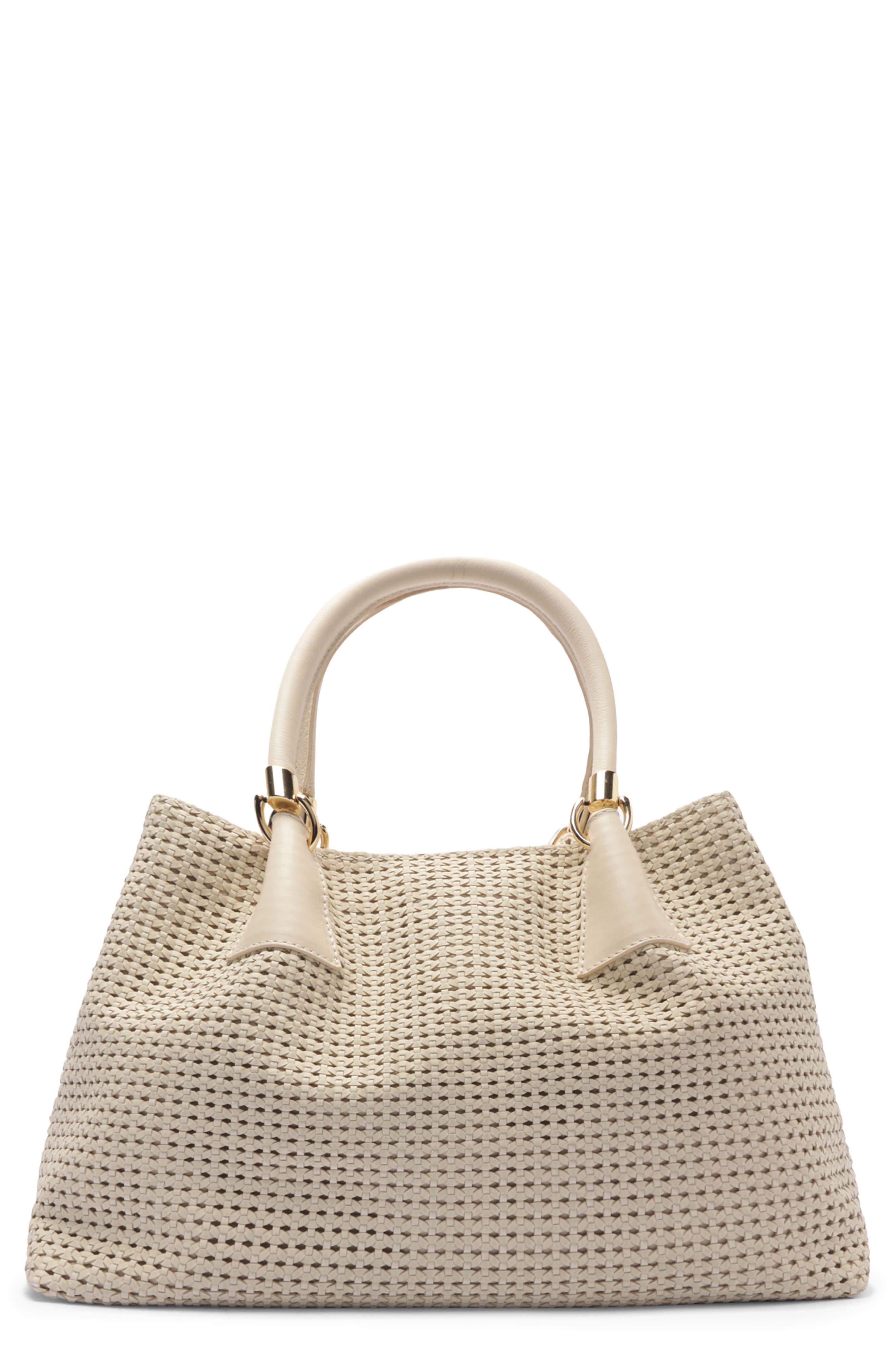 Eva Large Tote, Main, color, PANNA COTTA
