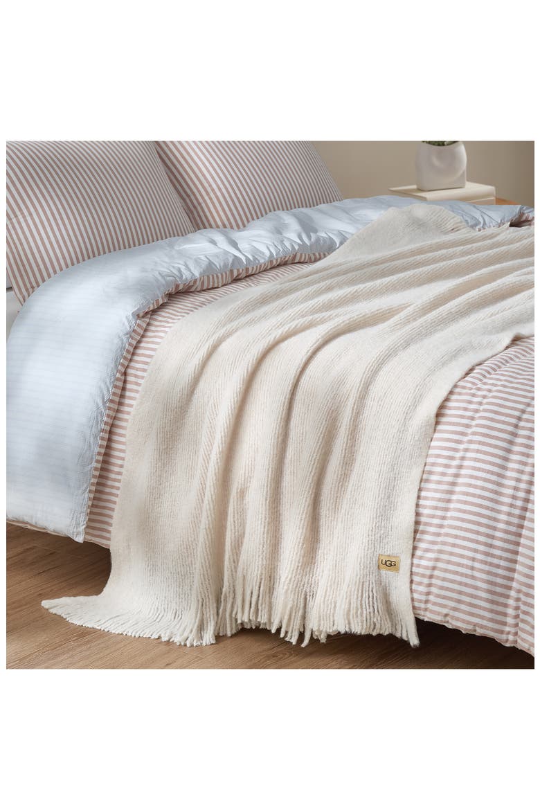 Margot Throw Blanket, Alternate, color, CREAM
