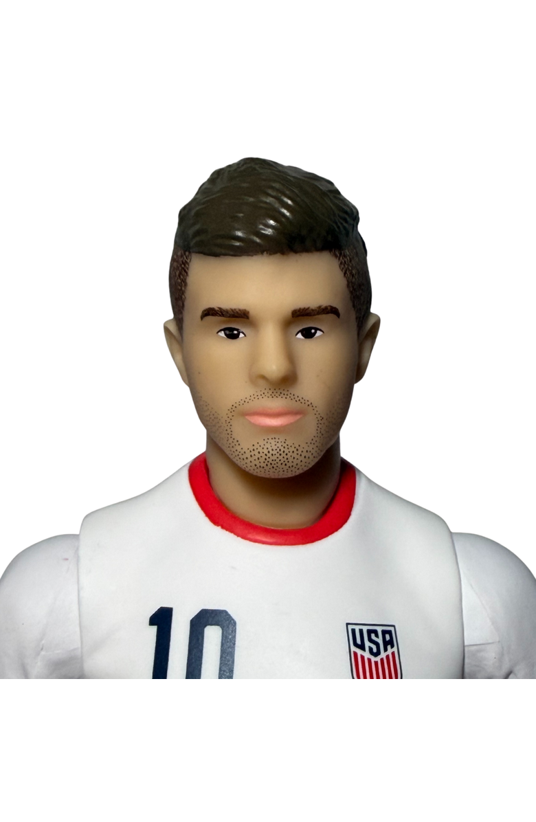 Banbo Toys SOCKERS USMNT Christian Pulisic 8" Collectible Soccer Action Figure, Alternate, color, White