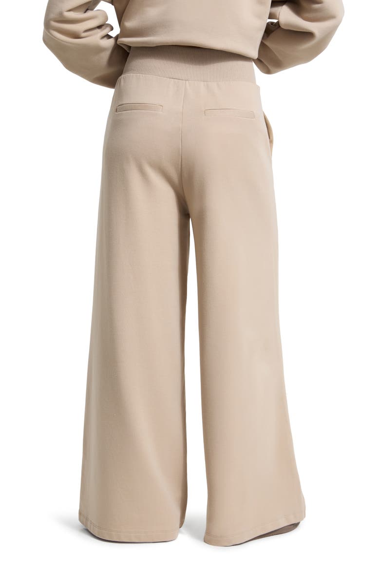 Easton Wide Leg Sweatpants, Alternate, color, SAND