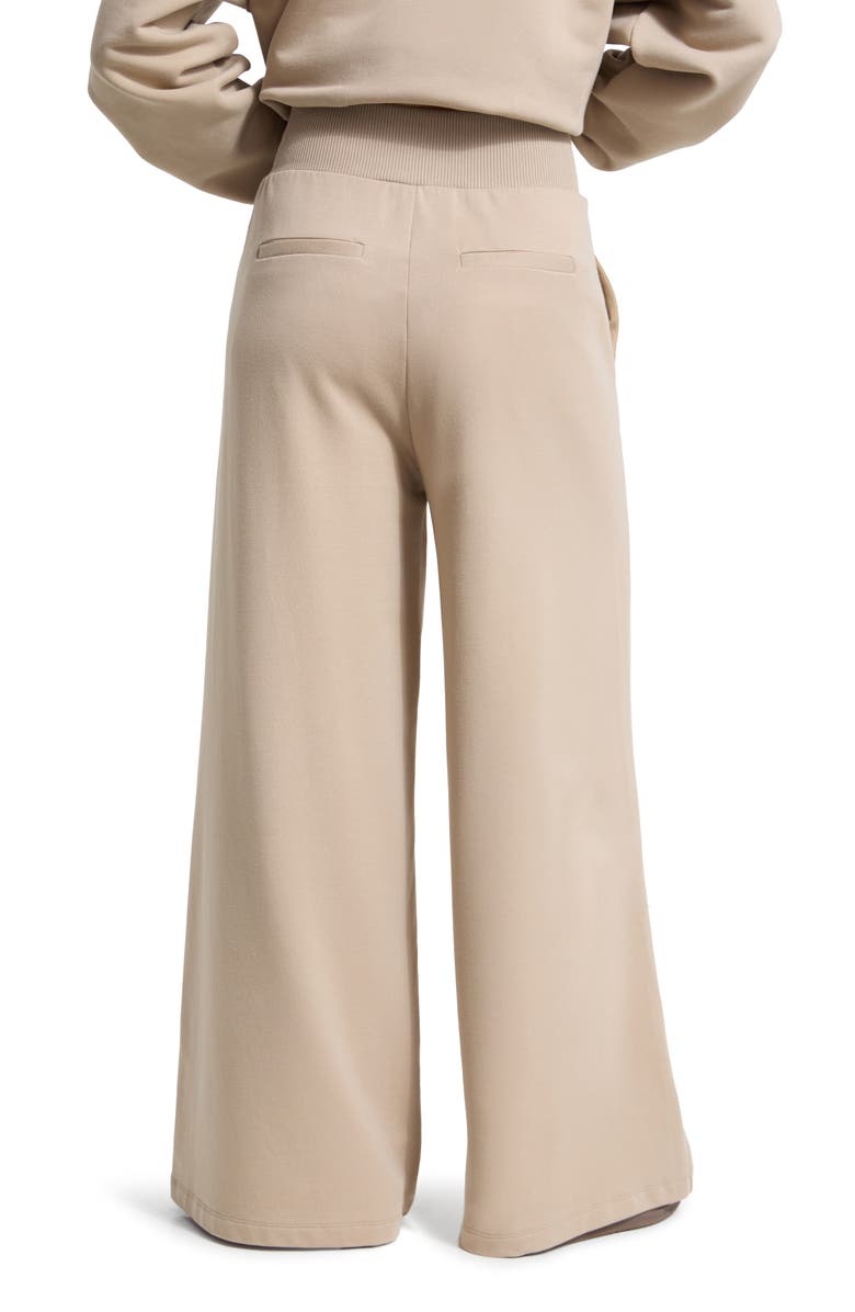 Marcella Easton Wide Leg Sweatpants, Alternate, color, Sand