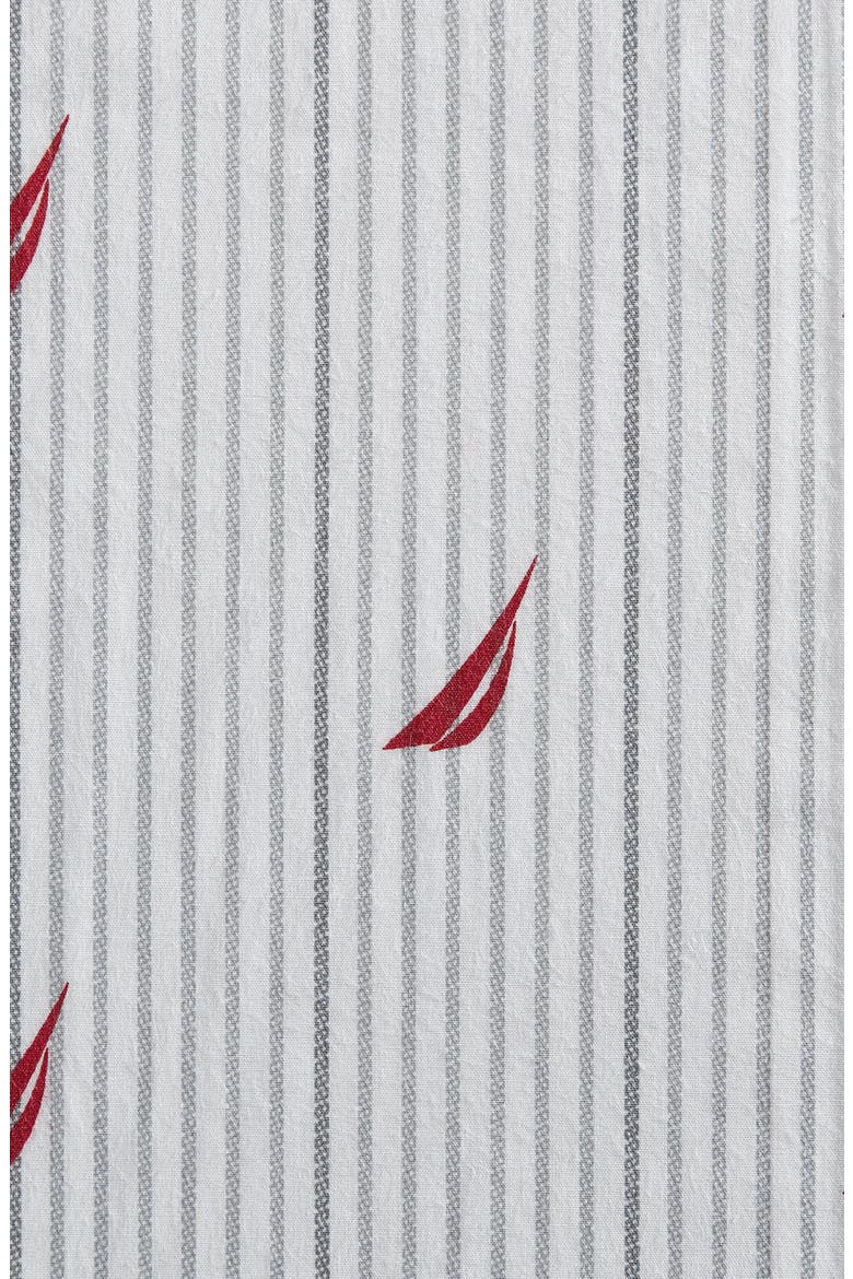 Audley Stripe Sheet Set, Alternate, color, RED/ GREY