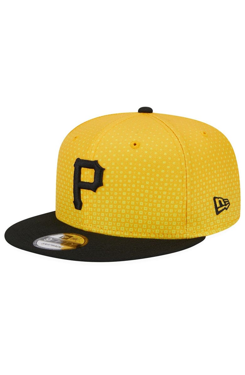 New Era Men's New Era  Gold/Black Pittsburgh Pirates 2023 City Connect 9FIFTY Snapback Adjustable Hat, Main, color, Gold
