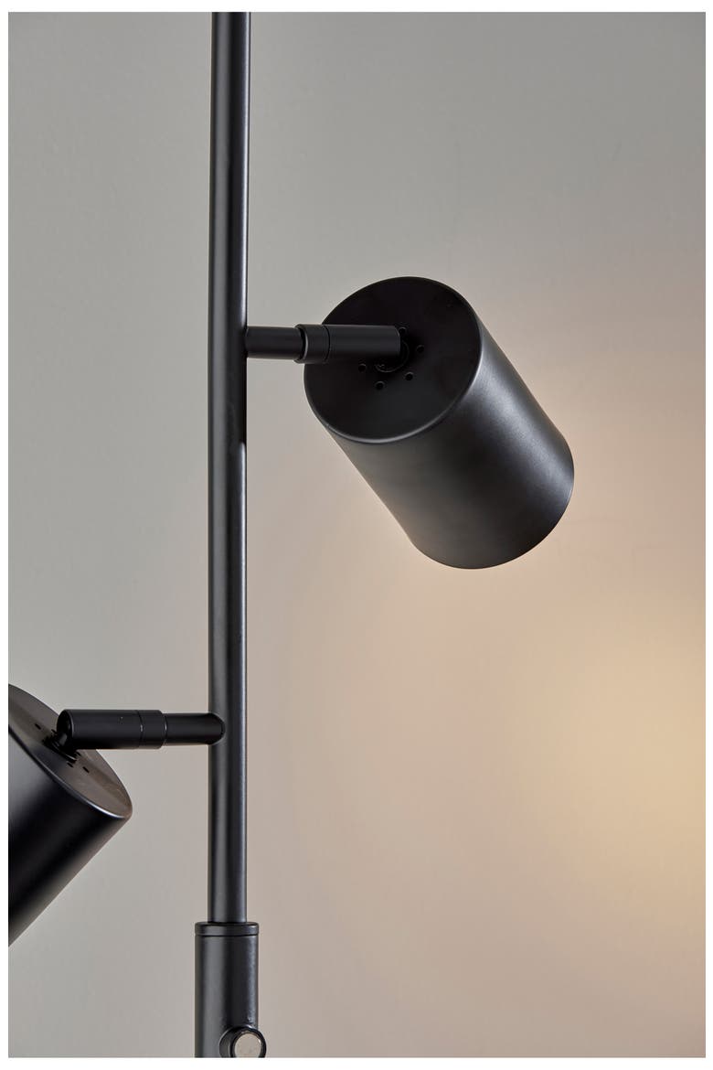 Rutherford LED Tree Floor Lamp, Alternate, color, BLACK