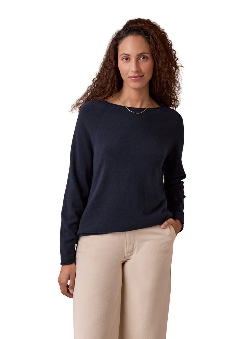 Supersoft Essential Sweater, Alternate, color, Dark Navy