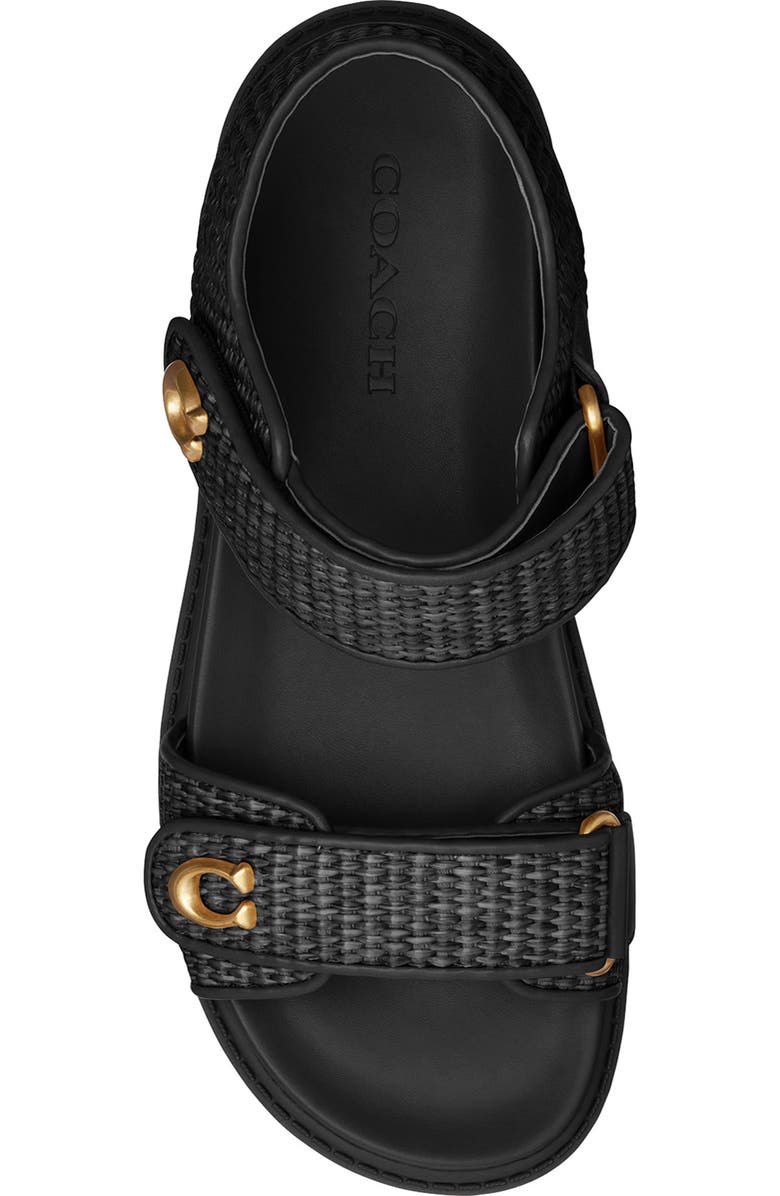 COACH Brynn Canvas Sandal, Alternate, color,