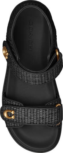 COACH Brynn Canvas Sandal (Women) | Nordstrom
