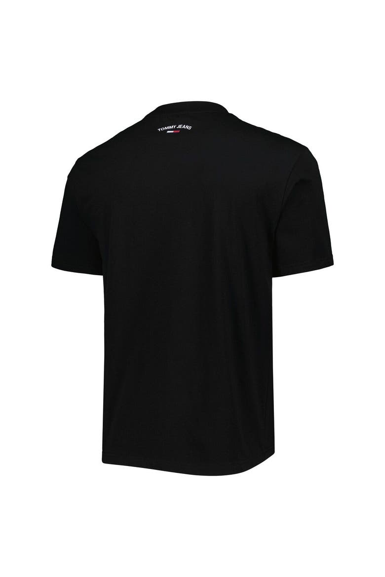 Men's Tommy Jeans Black Brooklyn Nets Mel Varsity T-Shirt, Alternate, color, Black