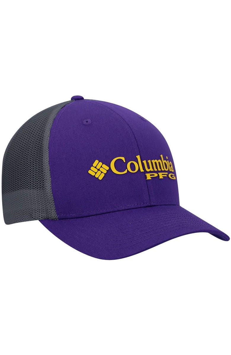 Columbia Men's Columbia Purple LSU Tigers PFG Snapback Adjustable Hat, Alternate, color, Purple