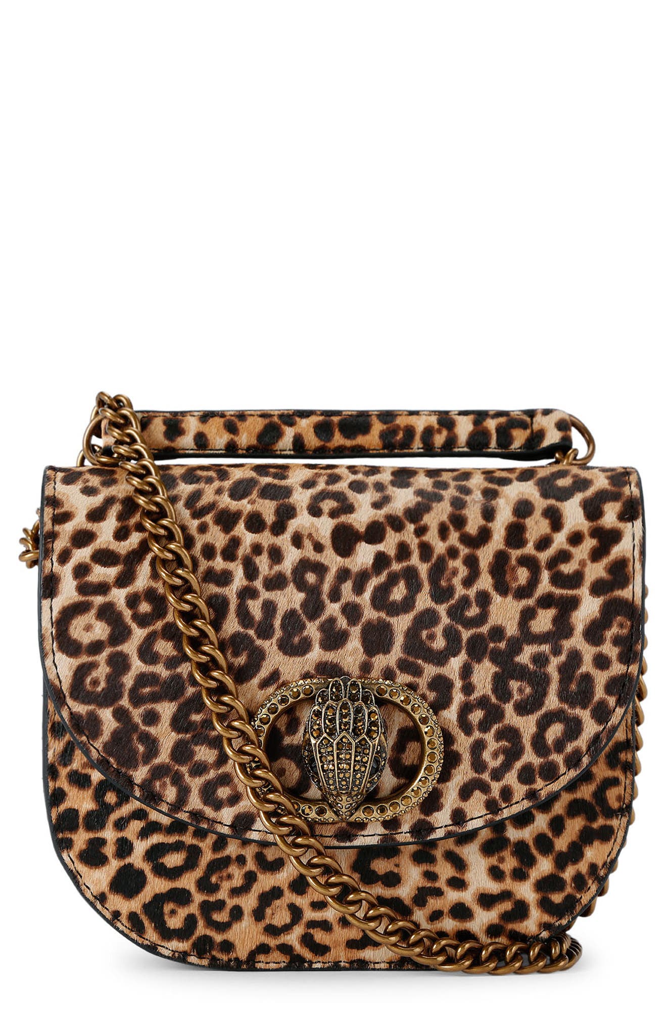 Kurt Geiger London Chelsea Genuine Calf Hair Saddle Bag