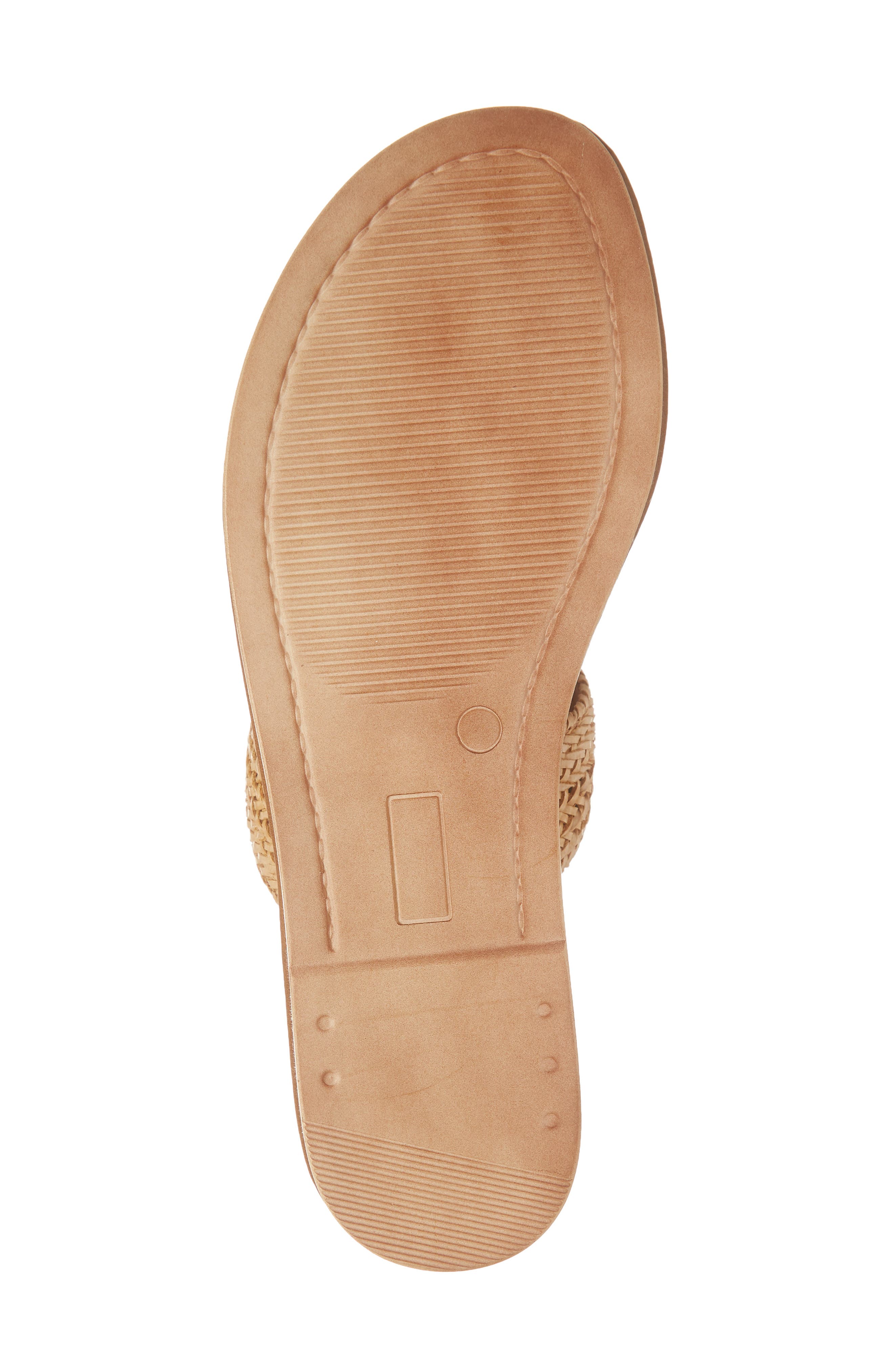 Two-Strap Slide Sandal, Alternate, color, NATURAL WOVEN