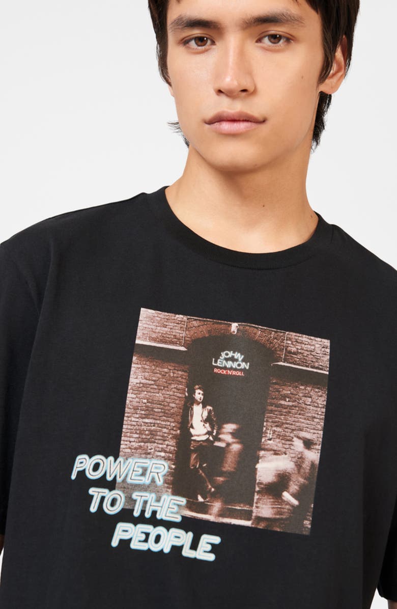 Ben Sherman x John Lennon Rock 'N Roll Graphic T-Shirt, Alternate, color, 