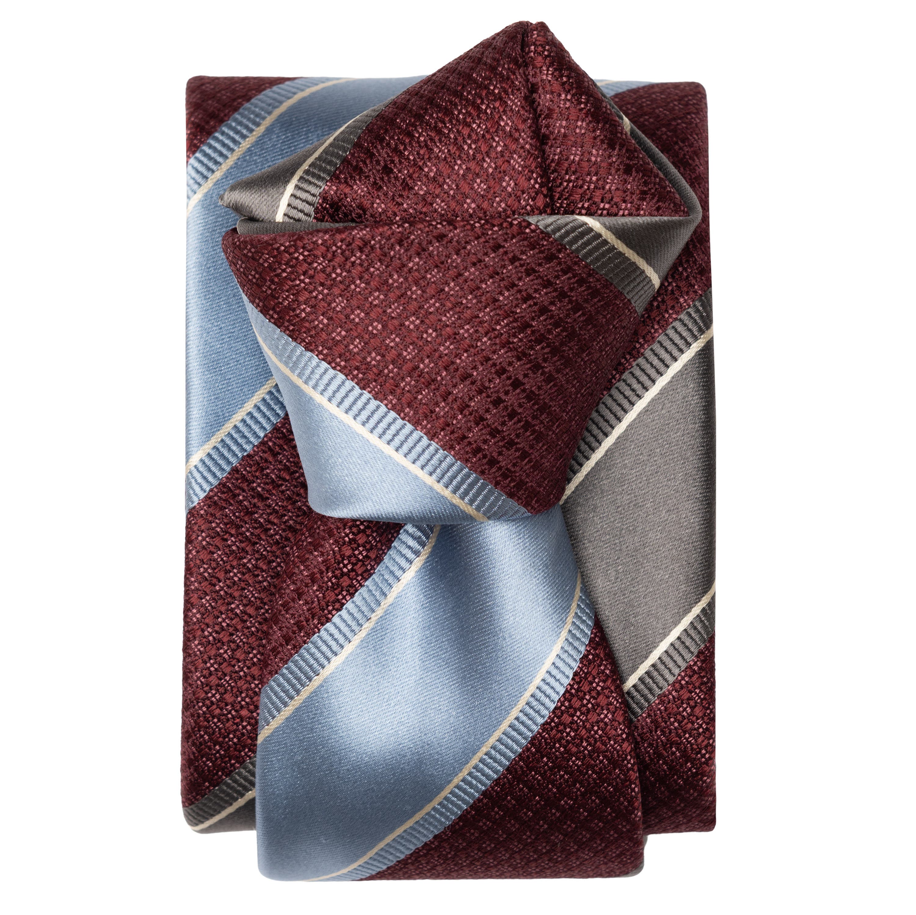 Burgundy Grey and Blue