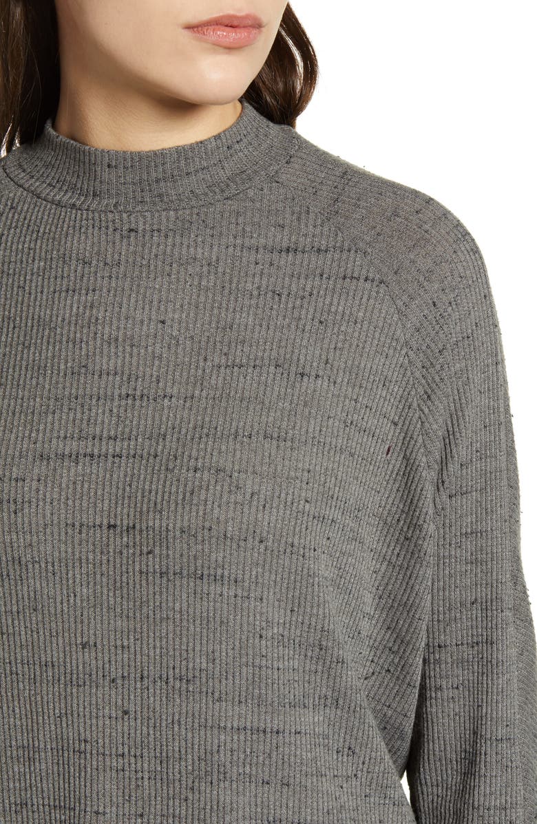 Treasure & Bond Space Dye Mock Neck Sweater, Alternate, color, 