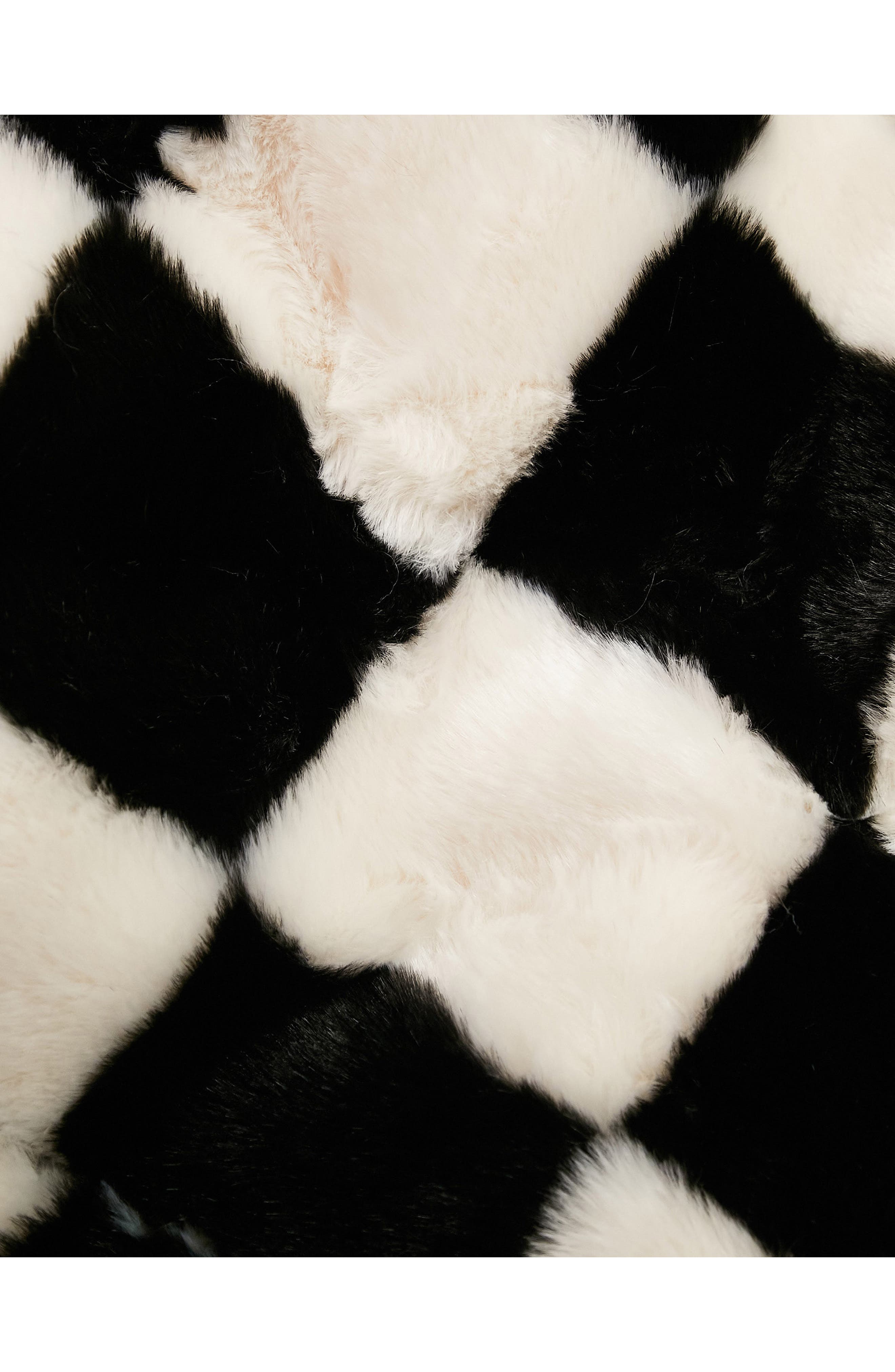 Topshop Tabby Large Check Tote Bag, Alternate, color, 