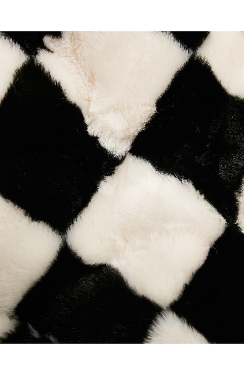 Topshop Tabby Large Check Tote Bag, Alternate, color,