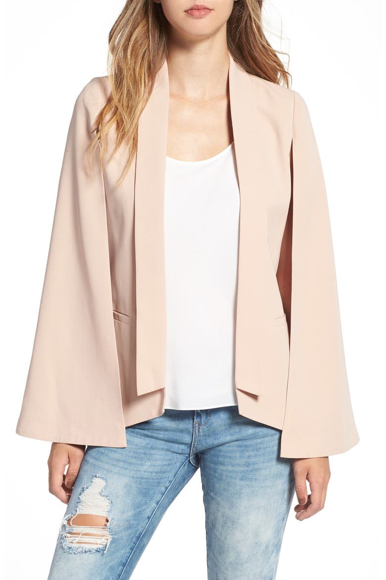 Cape Blazer, Main, color, NUDE